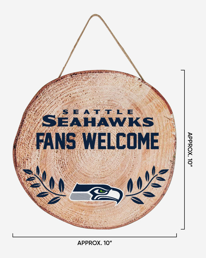 Seattle Seahawks Wood Stump Sign FOCO - FOCO.com