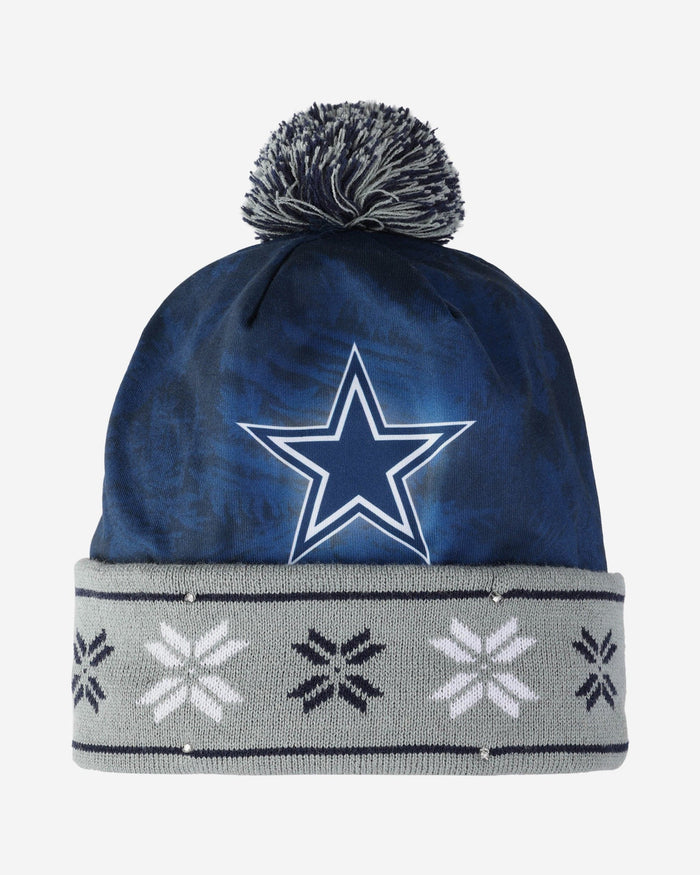 Dallas Cowboys Big Logo Light Up Printed Beanie FOCO