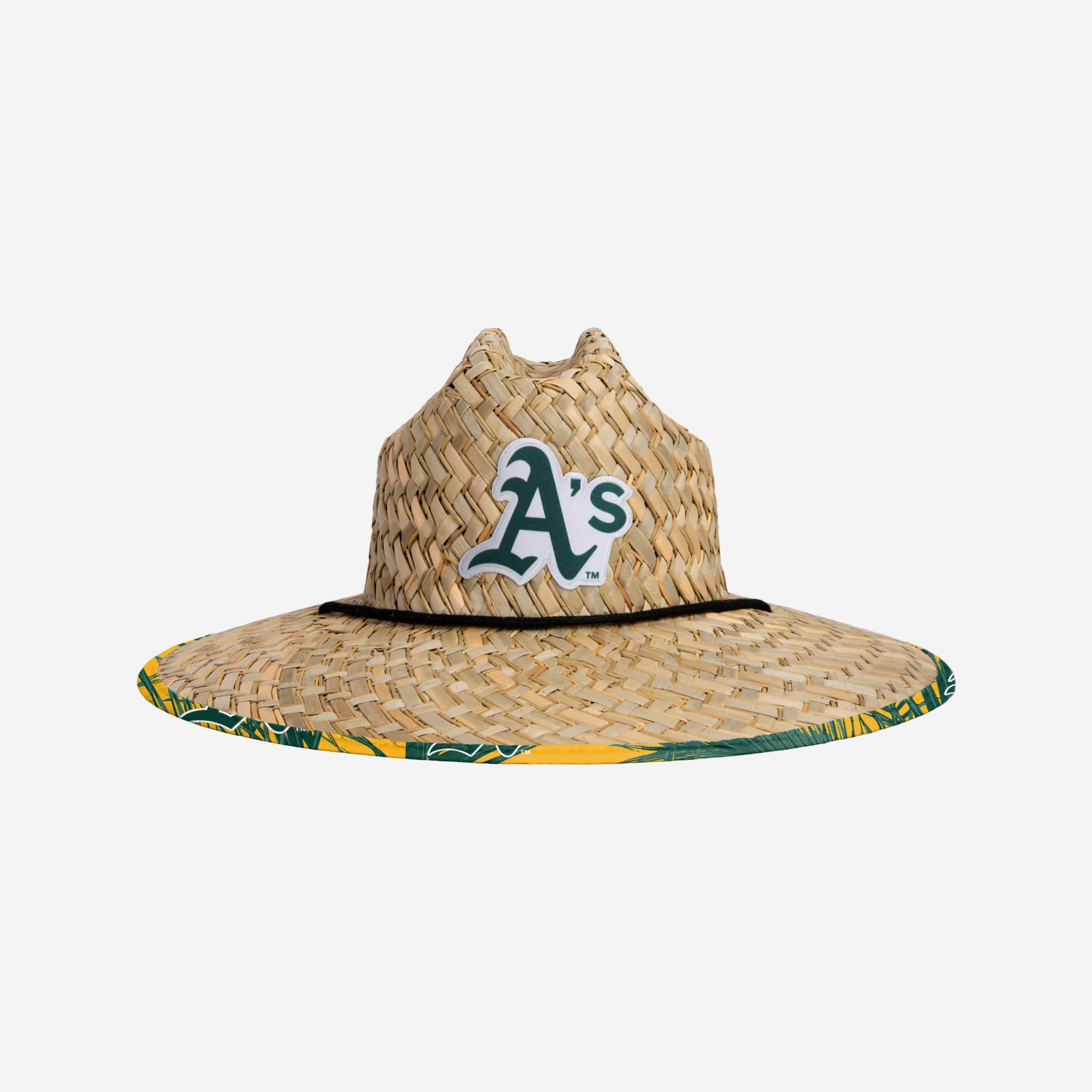 Oakland Athletics Floral Straw Hat