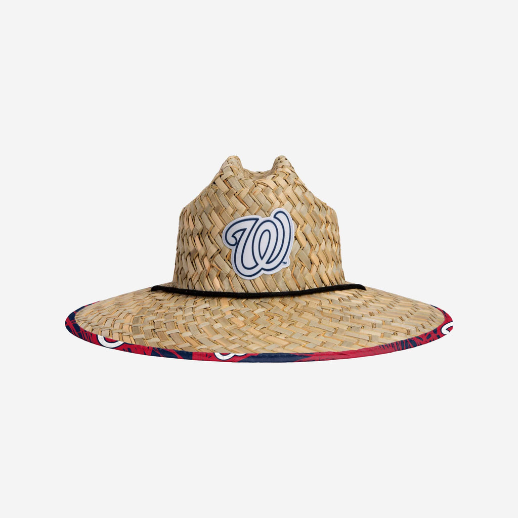 Washington Nationals Floral Straw Hat FOCO - FOCO.com