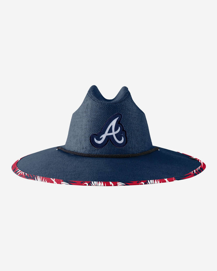 Atlanta Braves MLB Team Color Straw Hat