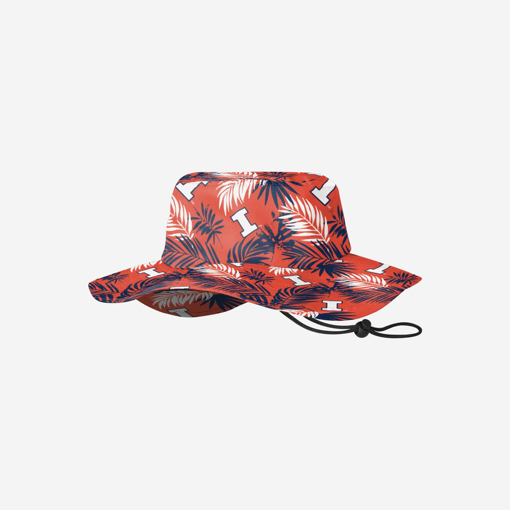 Illinois Fighting Illini Floral Boonie Hat FOCO - FOCO.com