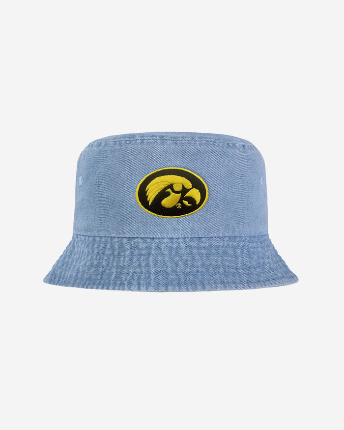 Iowa Hawkeyes Denim Bucket Hat FOCO - FOCO.com