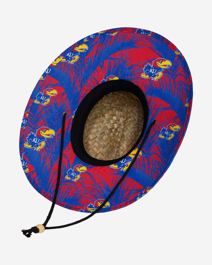 Kansas Jayhawks Floral Straw Hat FOCO - FOCO.com