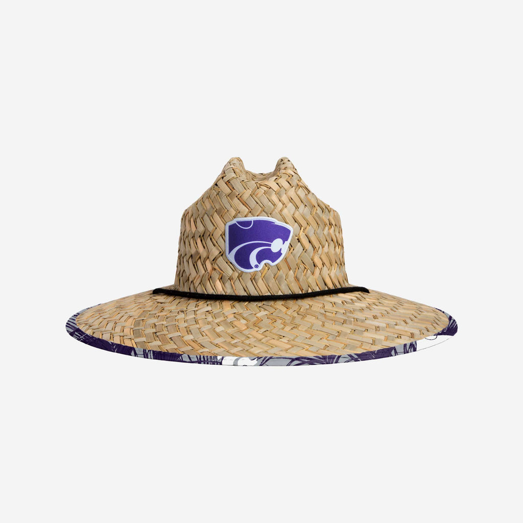 Kansas State Wildcats Floral Straw Hat FOCO - FOCO.com