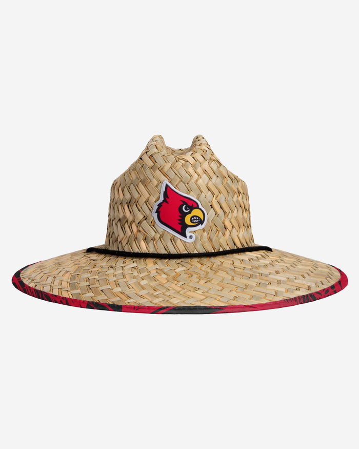 Louisville Cardinals NCAA Floral Straw Hat