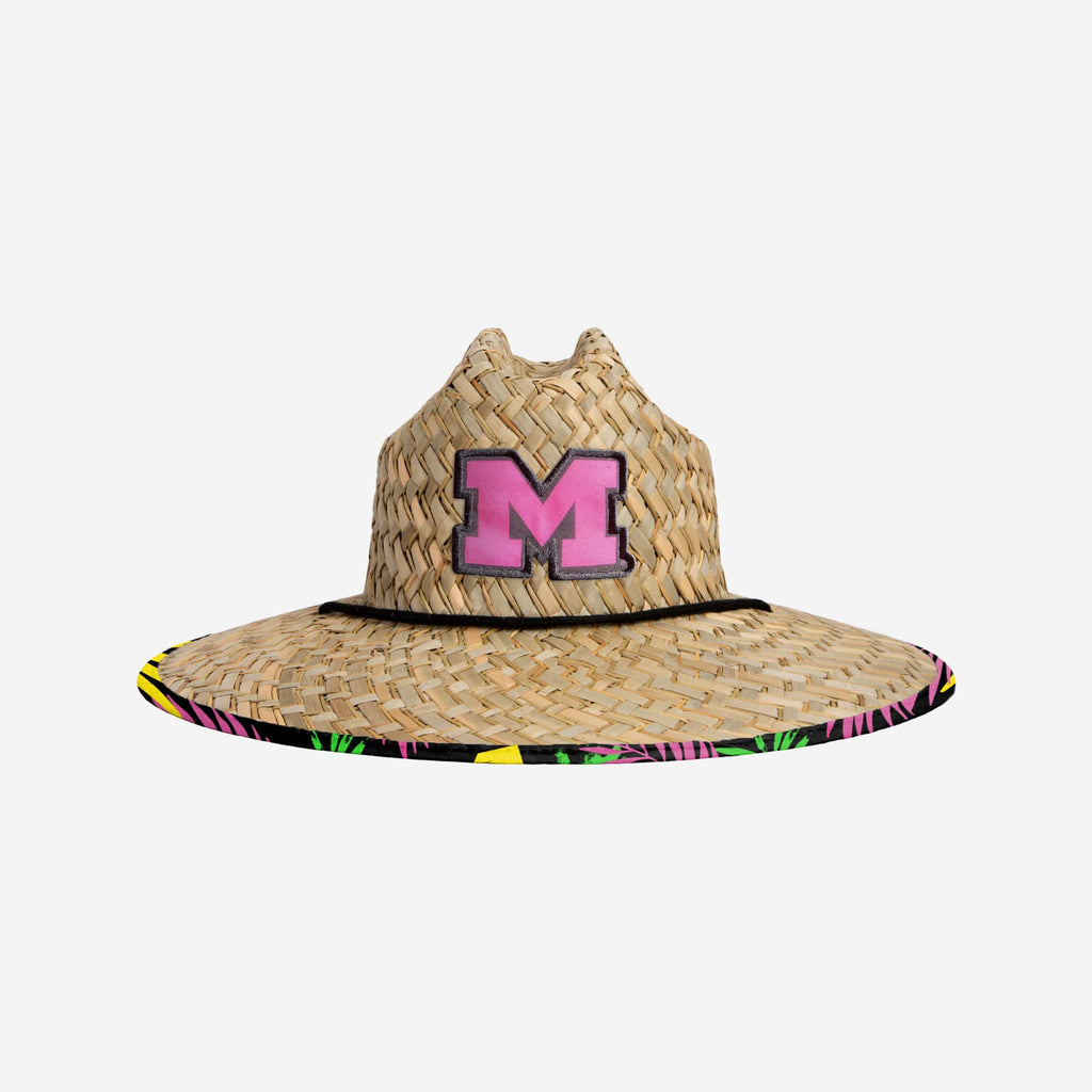 Michigan Wolverines Highlights Straw Hat FOCO - FOCO.com