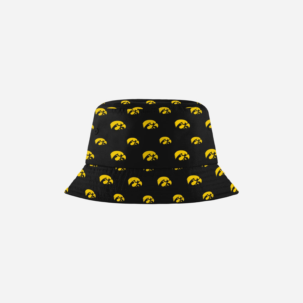 Iowa Hawkeyes Mini Print Bucket Hat FOCO - FOCO.com