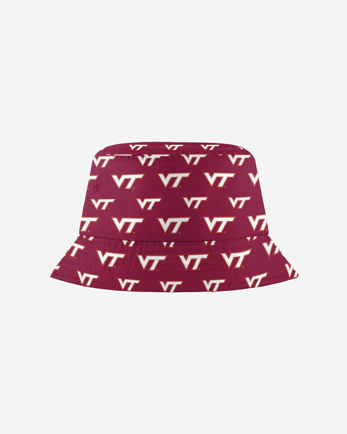 Virginia Tech Hokies Mini Print Bucket Hat FOCO - FOCO.com