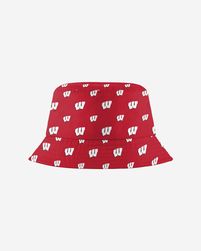 Wisconsin Badgers Mini Print Bucket Hat FOCO - FOCO.com