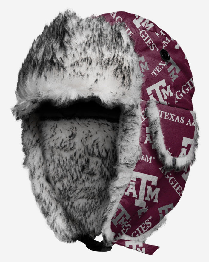 Texas A&M Aggies NCAA Repeat Print Trapper Hat FOCO - FOCO.com