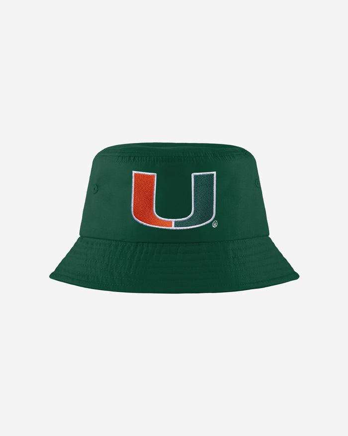 Miami Hurricanes Solid Bucket Hat FOCO - FOCO.com