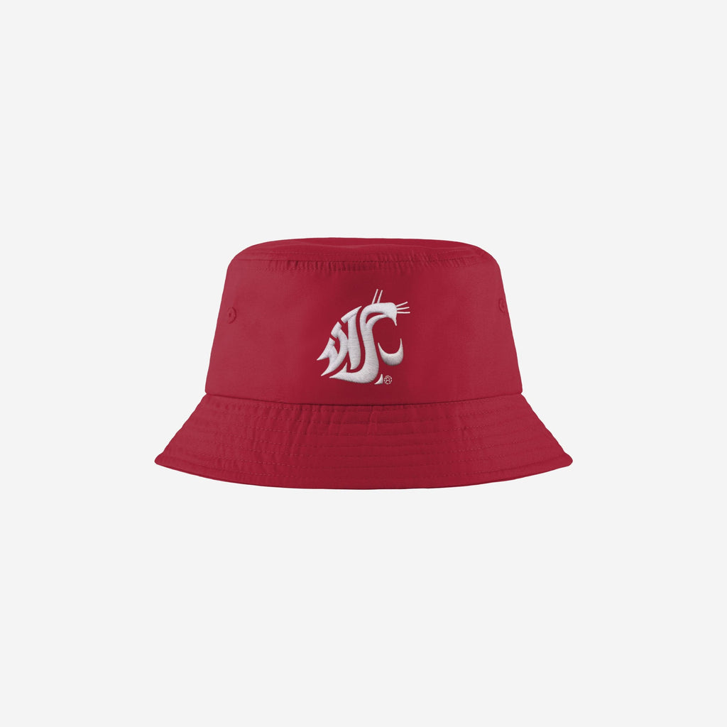 Washington State Cougars Solid Bucket Hat FOCO - FOCO.com