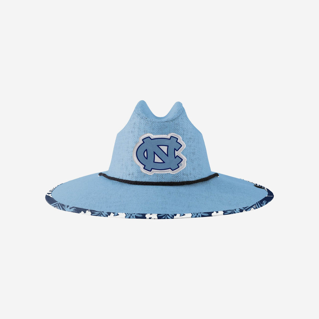 North Carolina Tar Heels Team Color Straw Hat FOCO - FOCO.com