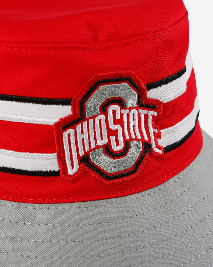 Ohio State Buckeyes Team Stripe Bucket Hat FOCO