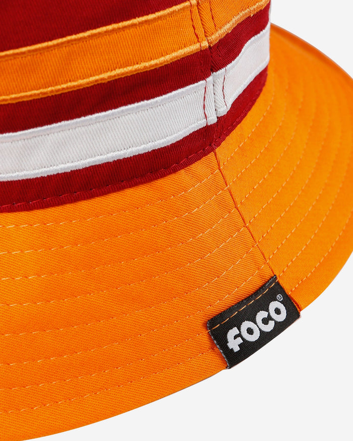 Virginia Tech Hokies Team Stripe Bucket Hat FOCO - FOCO.com