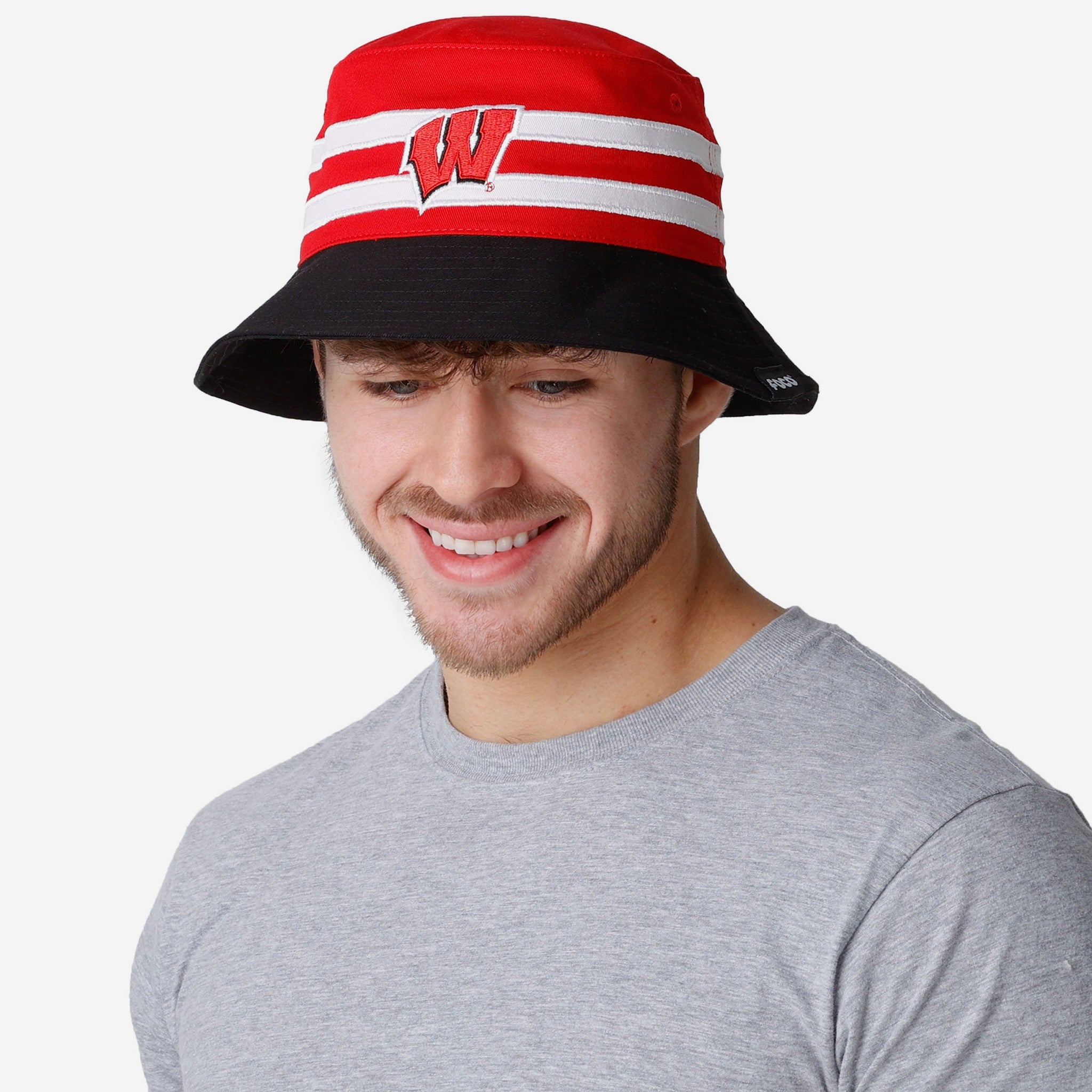 Ohio State Buckeyes Team Stripe Bucket Hat FOCO