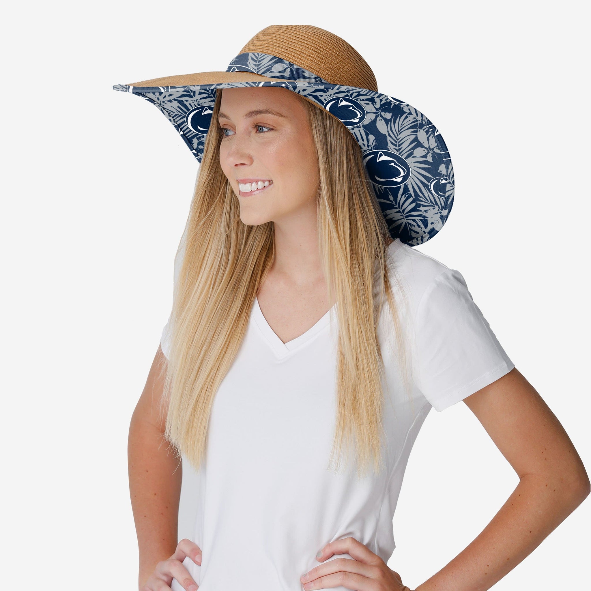 Louisville Cardinals NCAA Floral Straw Hat