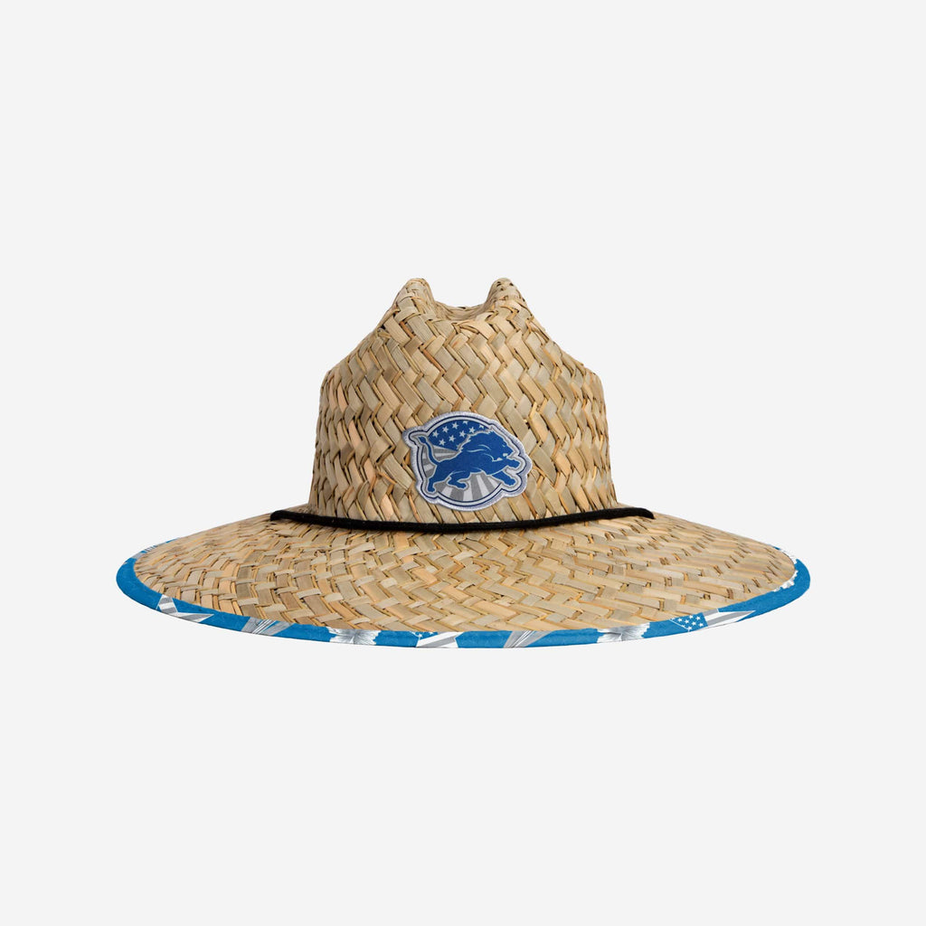 Detroit Lions Americana Straw Hat FOCO - FOCO.com