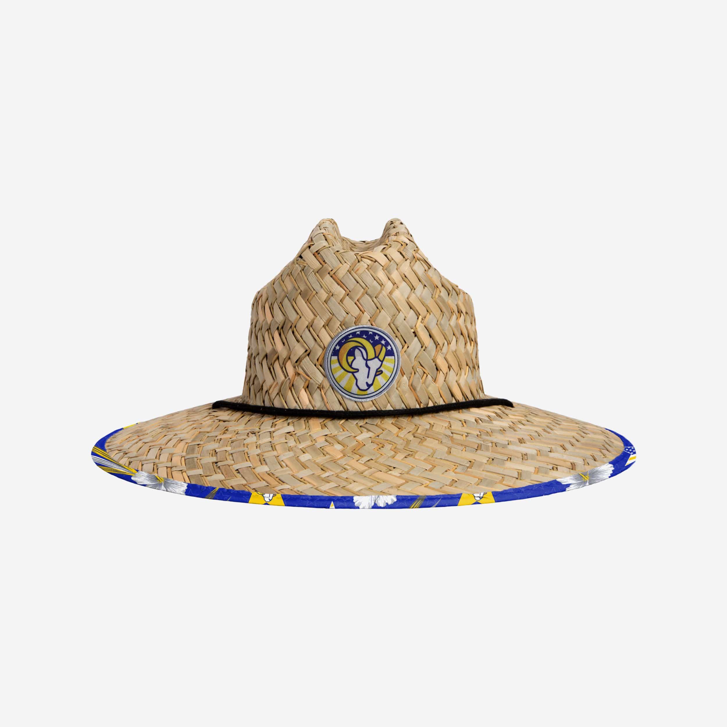 los angeles rams straw hat