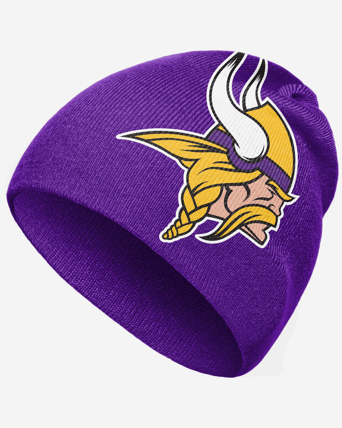 Minnesota Vikings Big Logo Skullcap Beanie FOCO - FOCO.com