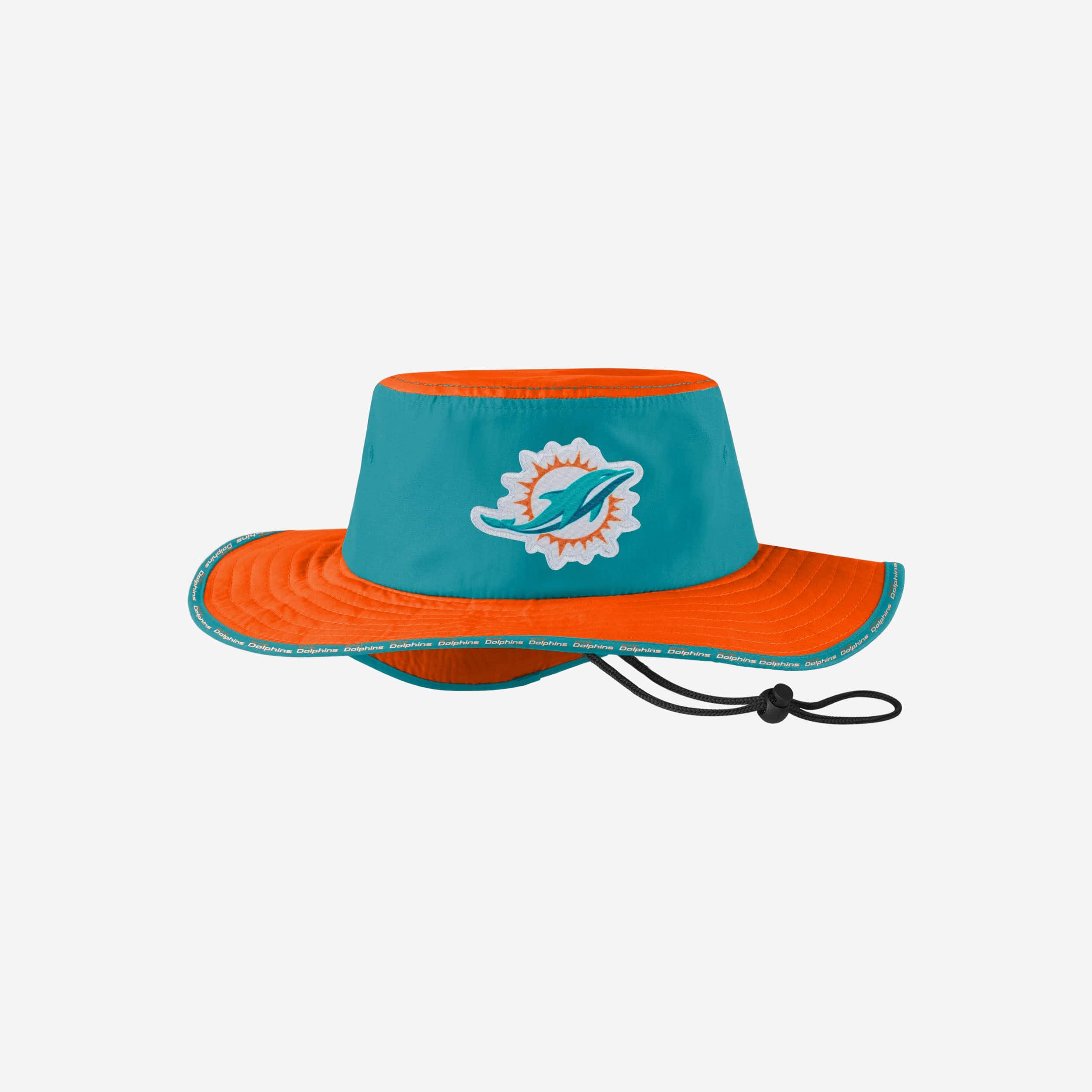 New Era / Men's Miami Dolphins Distinct Grey Adjustable Bucket Hat