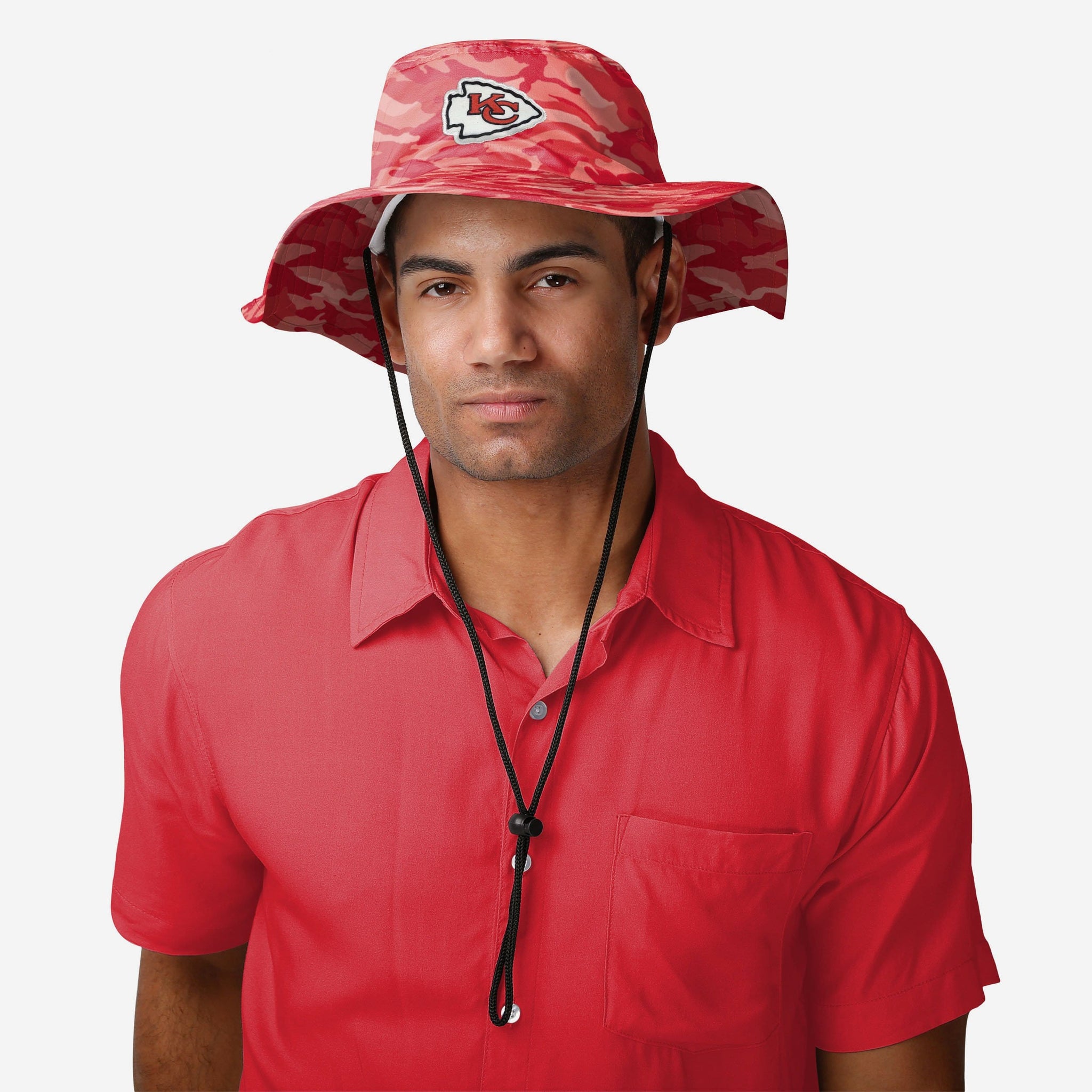 Kansas City Chiefs Cropped Big Logo Hybrid Boonie Hat FOCO