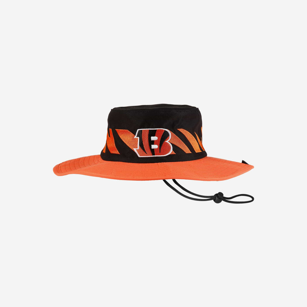 Cincinnati Bengals Team Stripe Boonie Hat FOCO - FOCO.com