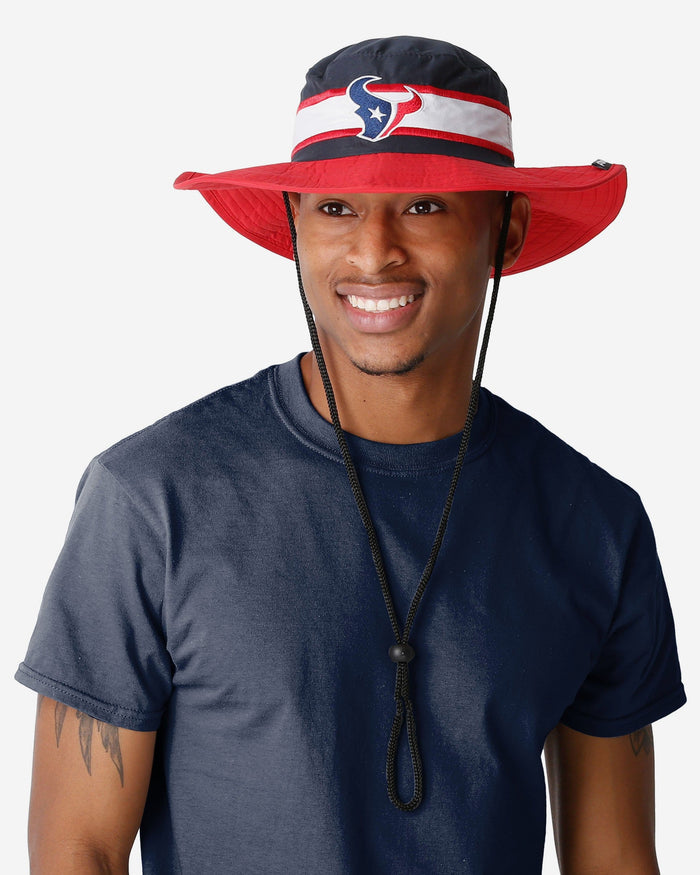 Houston Texans Team Stripe Boonie Hat FOCO - FOCO.com