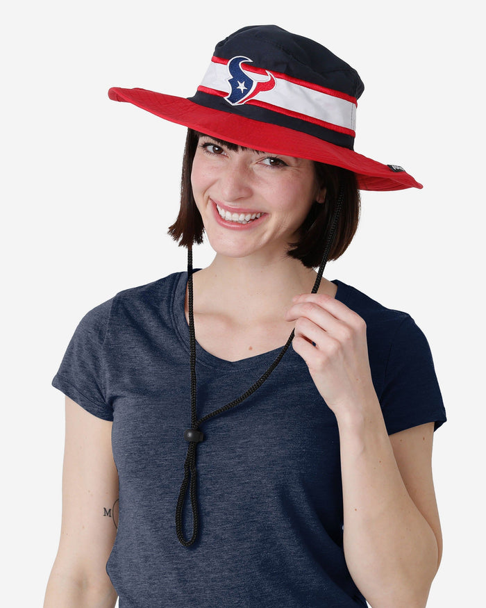 Houston Texans Team Stripe Boonie Hat FOCO - FOCO.com