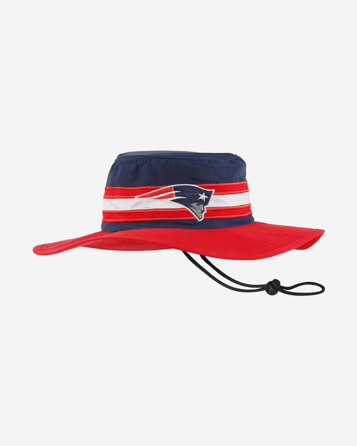 New England Patriots Team Stripe Boonie Hat FOCO - FOCO.com