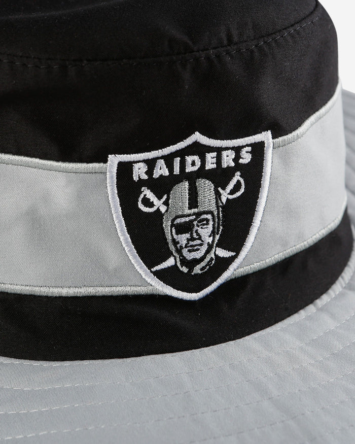 Las Vegas Raiders Team Stripe Boonie Hat FOCO - FOCO.com