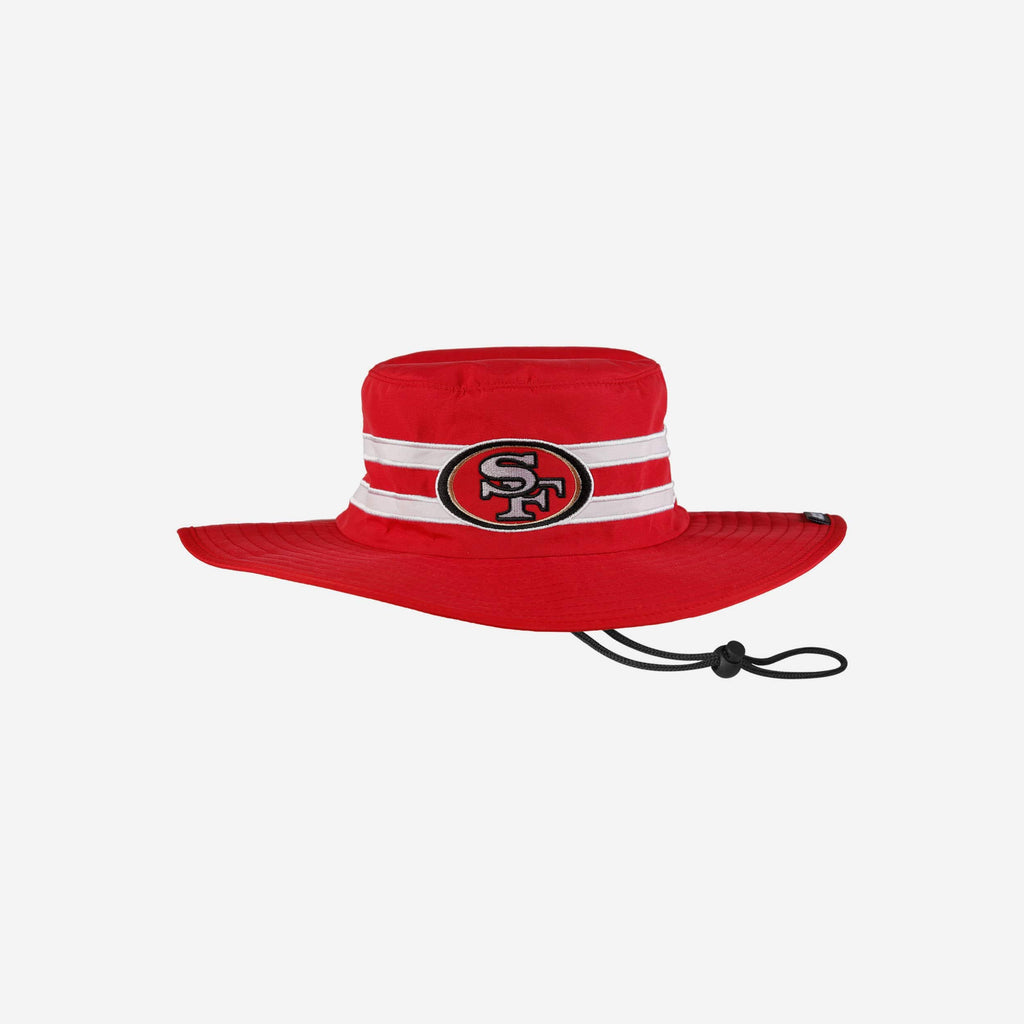 San Francisco 49ers Team Stripe Boonie Hat FOCO - FOCO.com