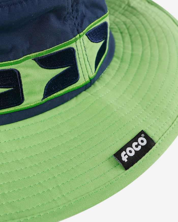 Seattle Seahawks Team Stripe Boonie Hat FOCO - FOCO.com