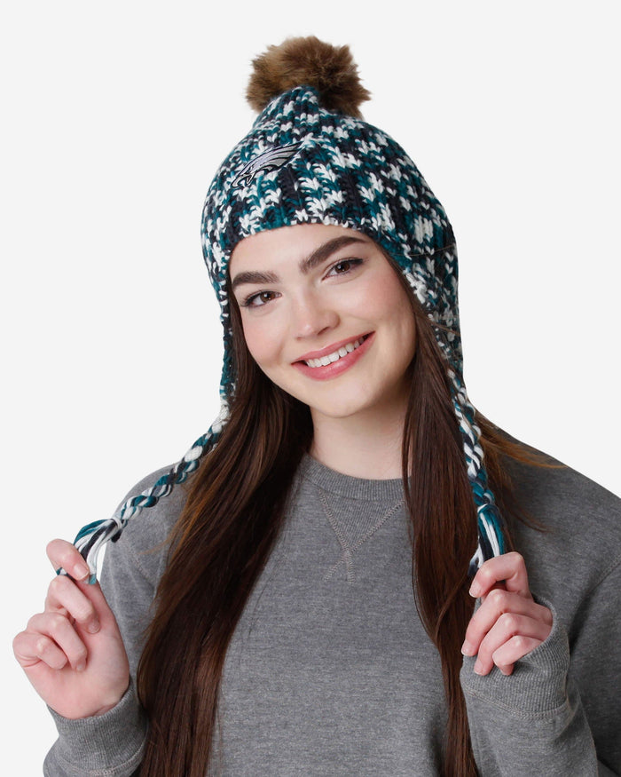 Philadelphia Eagles Colorblend Knit Pom Beanie FOCO - FOCO.com