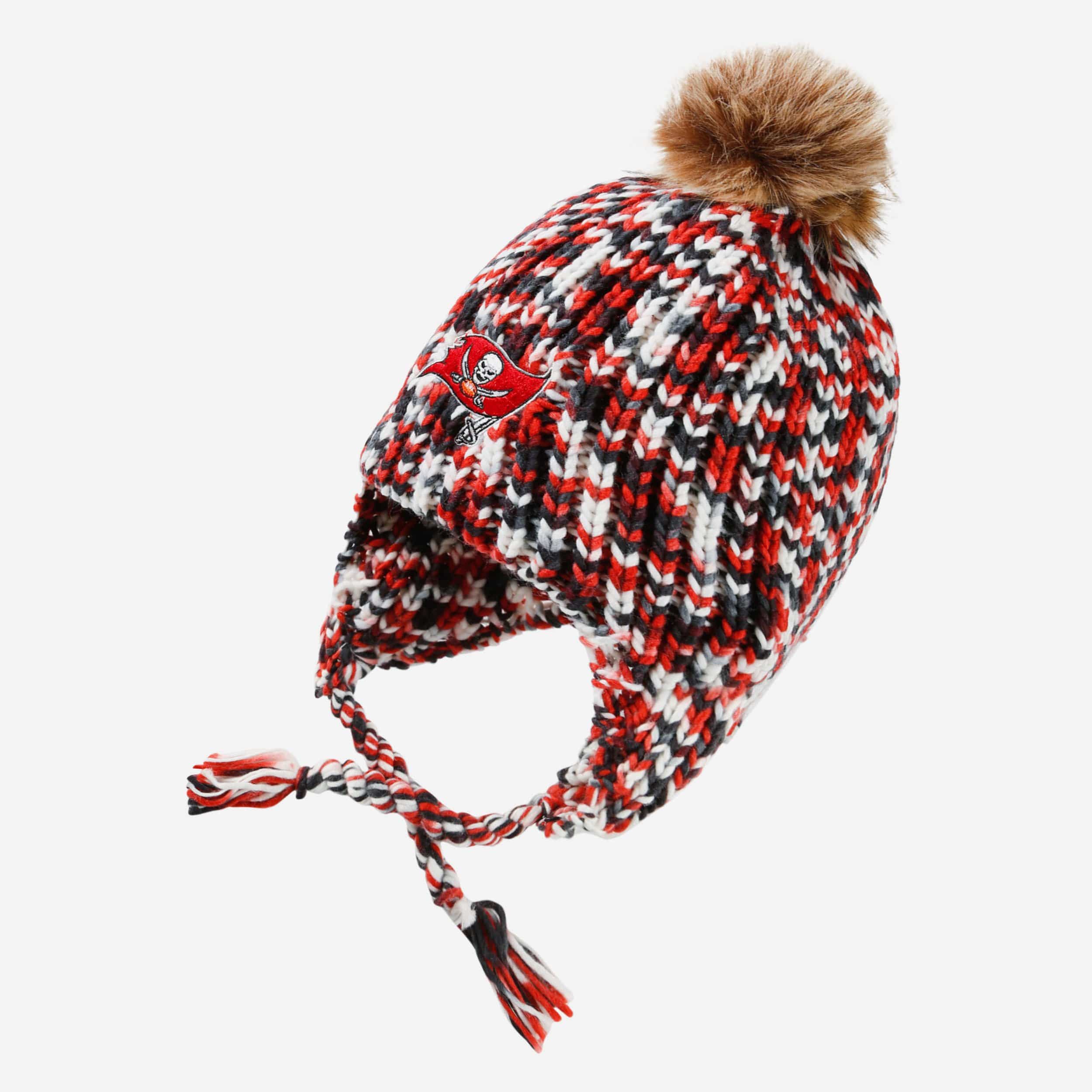 Tampa Bay Knit Pom Beanie Hat from Chokolids