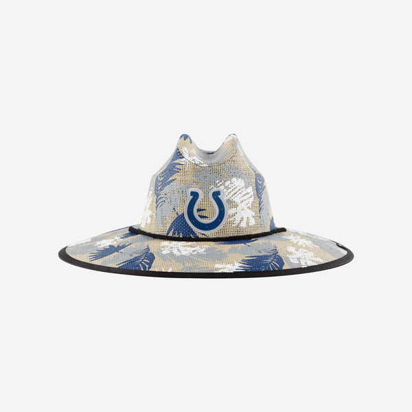 Indianapolis Colts Floral Printed Straw Hat FOCO