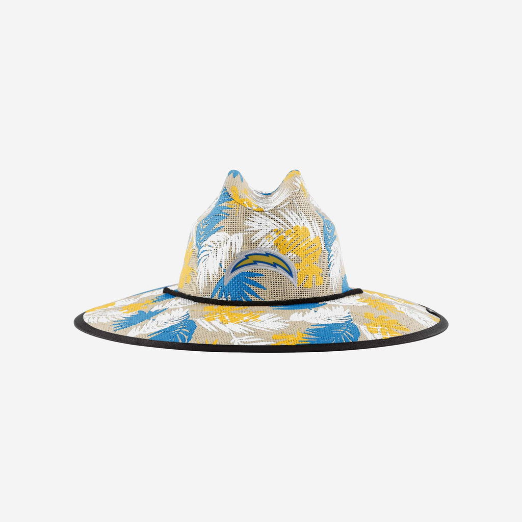 Los Angeles Chargers Floral Printed Straw Hat FOCO - FOCO.com