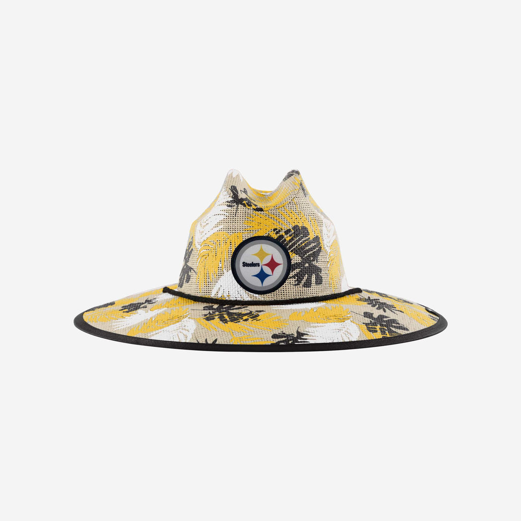 Pittsburgh Steelers Floral Printed Straw Hat FOCO - FOCO.com