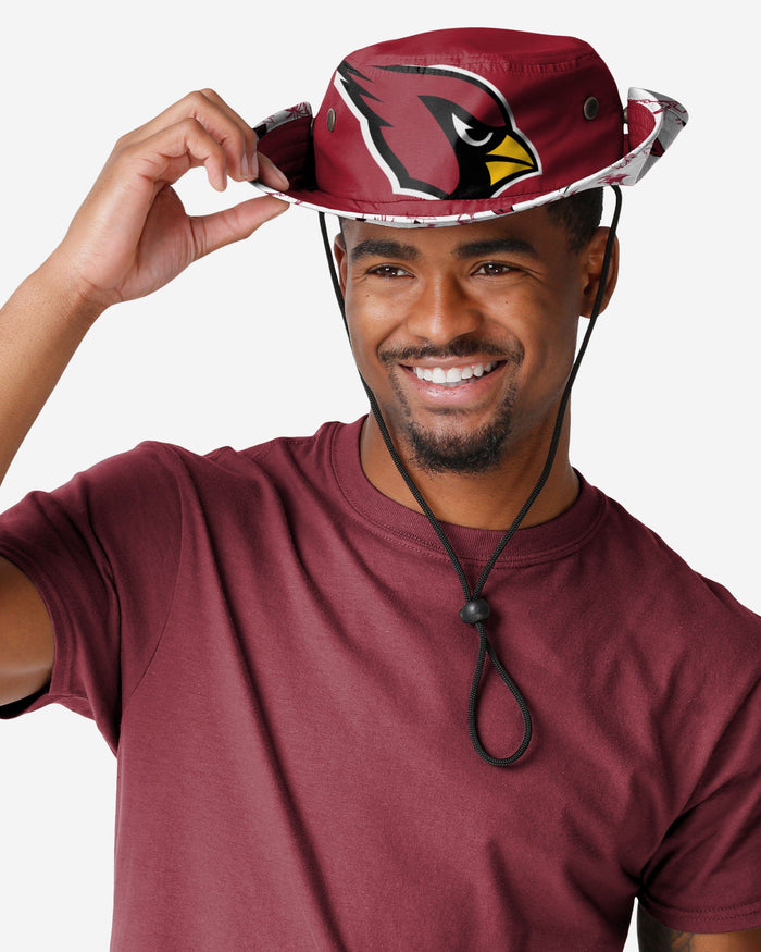 Arizona Cardinals Cropped Big Logo Hybrid Boonie Hat FOCO - FOCO.com