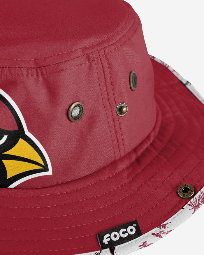 Arizona Cardinals Cropped Big Logo Hybrid Boonie Hat FOCO - FOCO.com