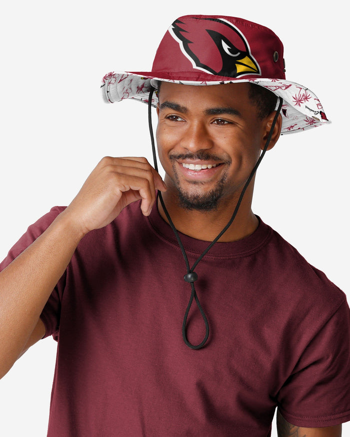 Arizona Cardinals Cropped Big Logo Hybrid Boonie Hat FOCO - FOCO.com