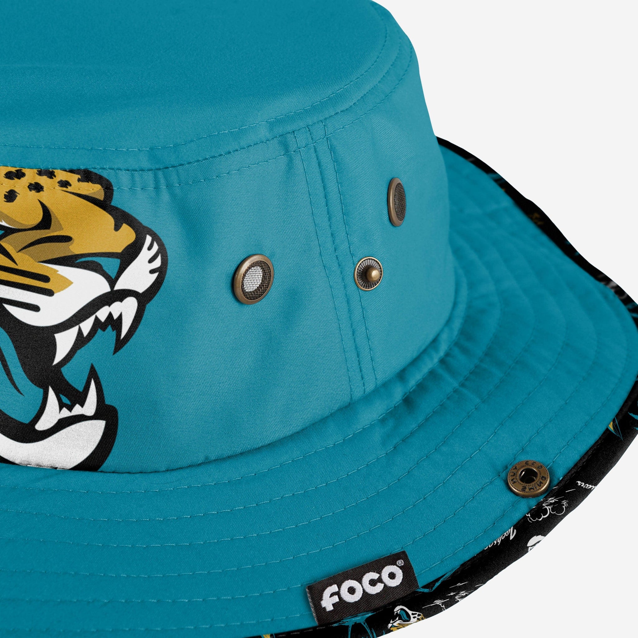 Jacksonville Jaguars Team Color Straw Hat FOCO