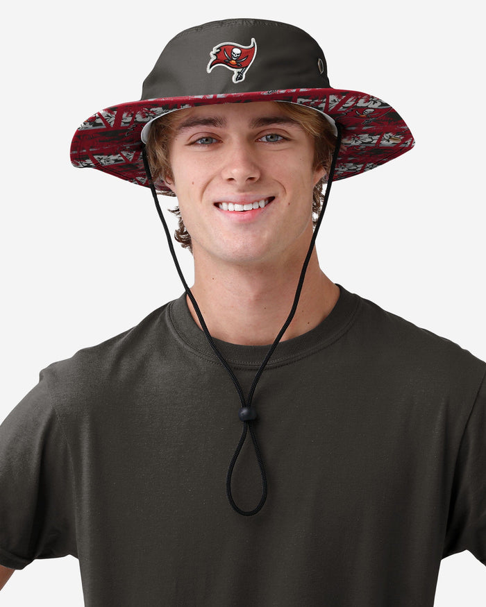 Tampa Bay Buccaneers Solid Hybrid Boonie Hat FOCO - FOCO.com