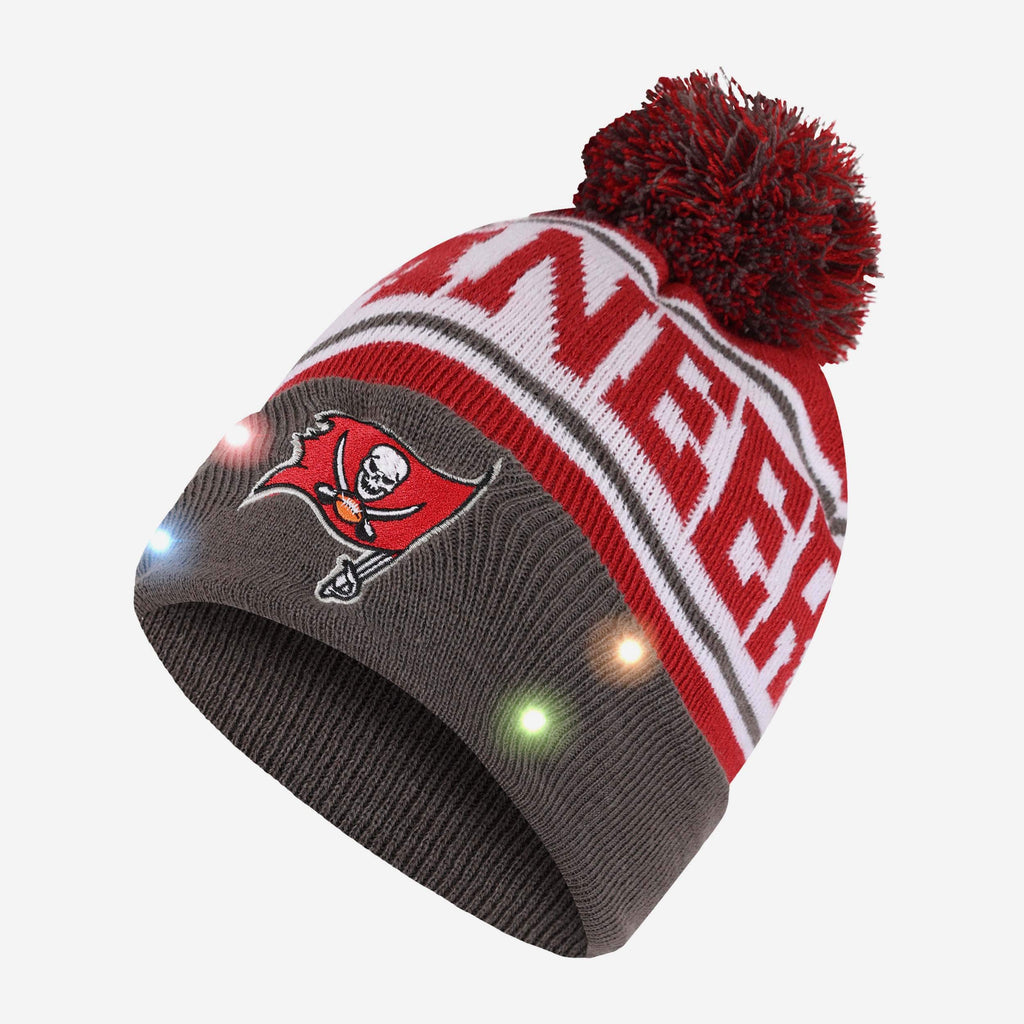 Tampa Bay Buccaneers Snow Stealer Light Up Beanie FOCO - FOCO.com