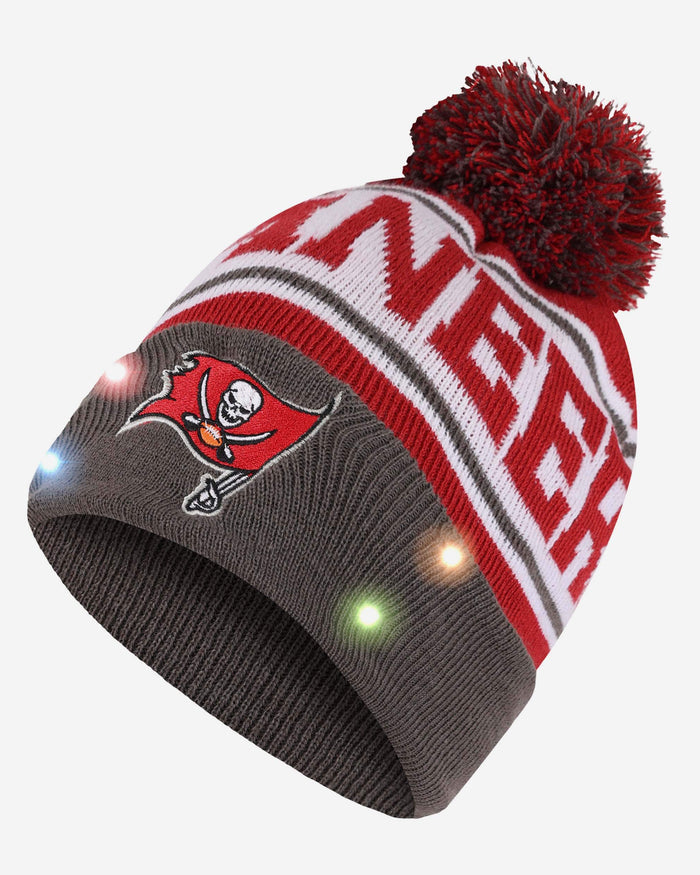 Tampa Bay Buccaneers Snow Stealer Light Up Beanie FOCO - FOCO.com