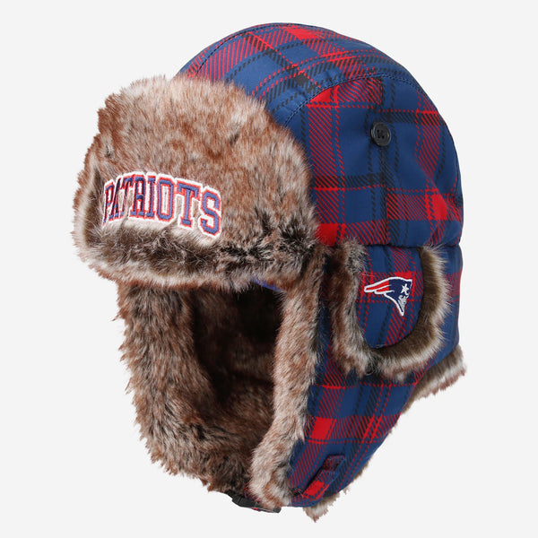 Buffalo Bills NFL Wordmark Flannel Trapper Hat FOCO