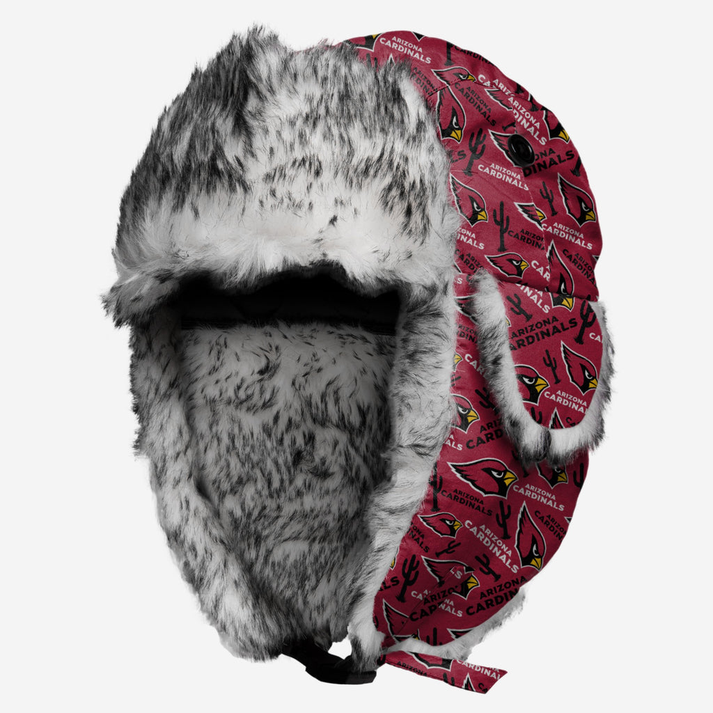 Arizona Cardinals Repeat Print Trapper Hat FOCO - FOCO.com