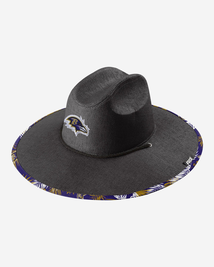 Baltimore Ravens Team Color Straw Hat FOCO