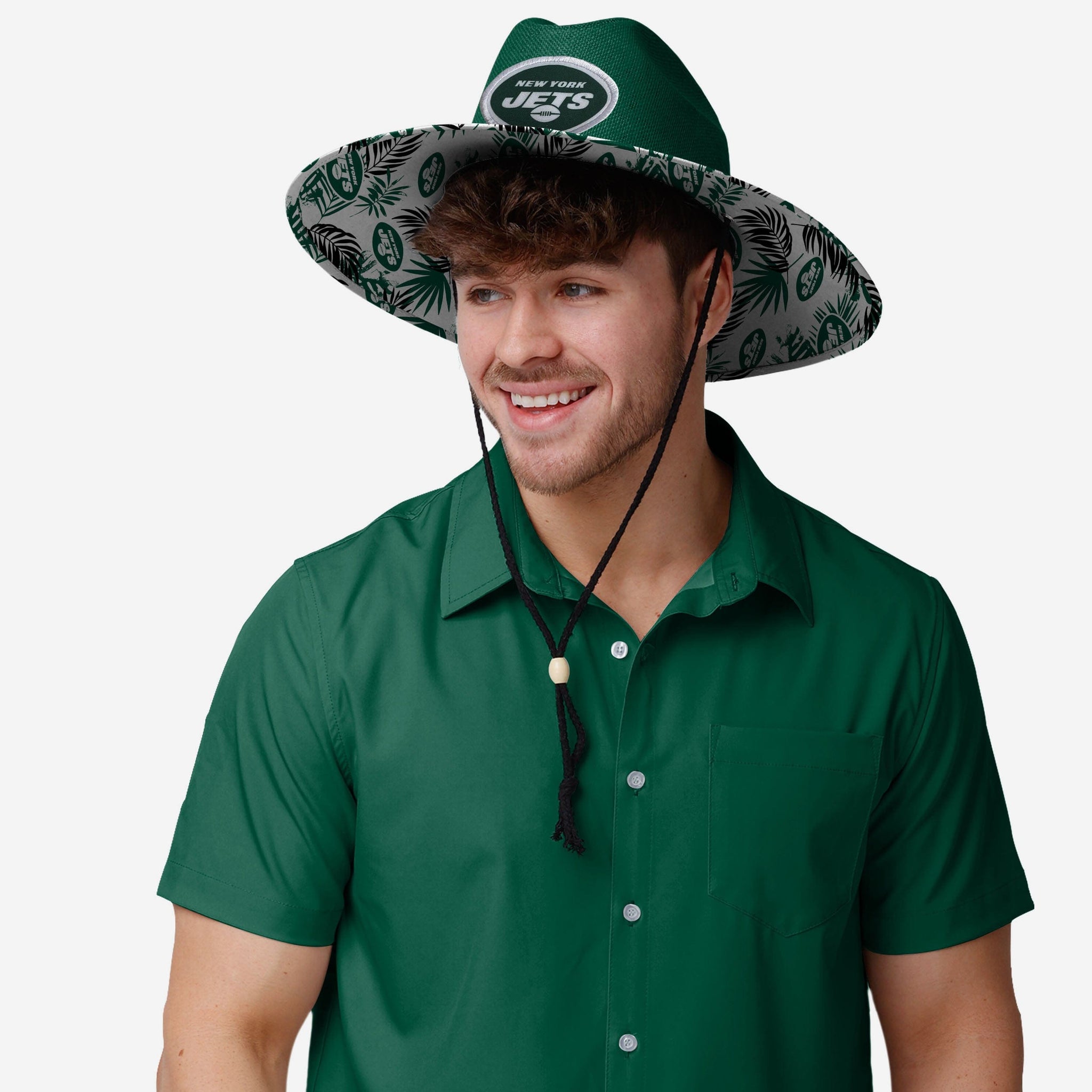 New Era New York Jets NFL Football Official On Field Straw Hat One